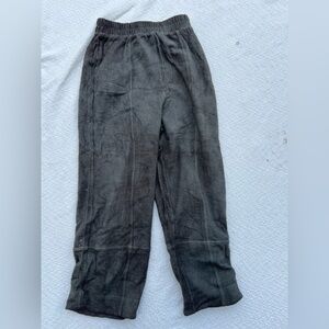 Free People FP Beach Olive Terry Cloth Lounge Pants - Medium